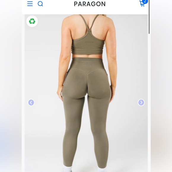 PARAGON Pants - PARAGON Olive Green Leggings
